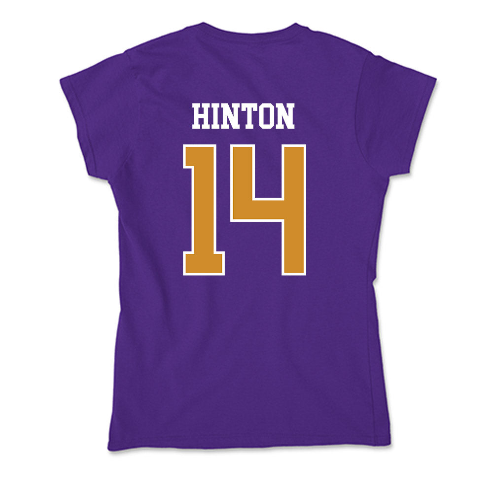 Alcorn - NCAA Football : Tabias Hinton - Soft Style Women’s T-Shirt-1