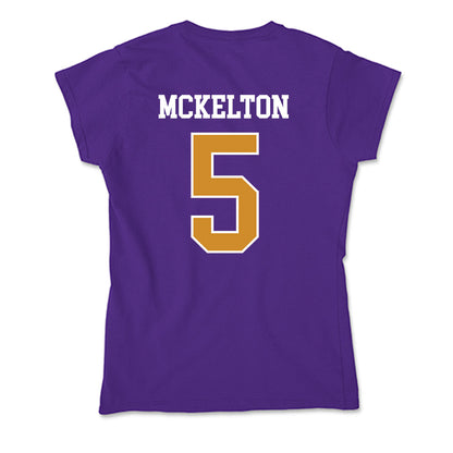 Alcorn - NCAA Football : Geoffrey Mckelton - Soft Style Women’s T-Shirt-1
