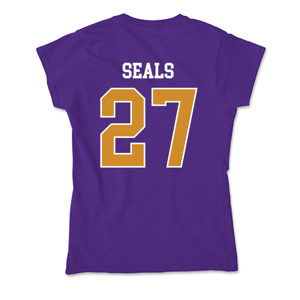 Alcorn - NCAA Football : TaRell Seals - Soft Style Women’s T-Shirt-1