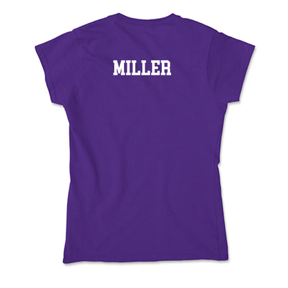 Alcorn - NCAA Men's Track & Field : Jadan Miller - Soft Style Women’s T-Shirt-1