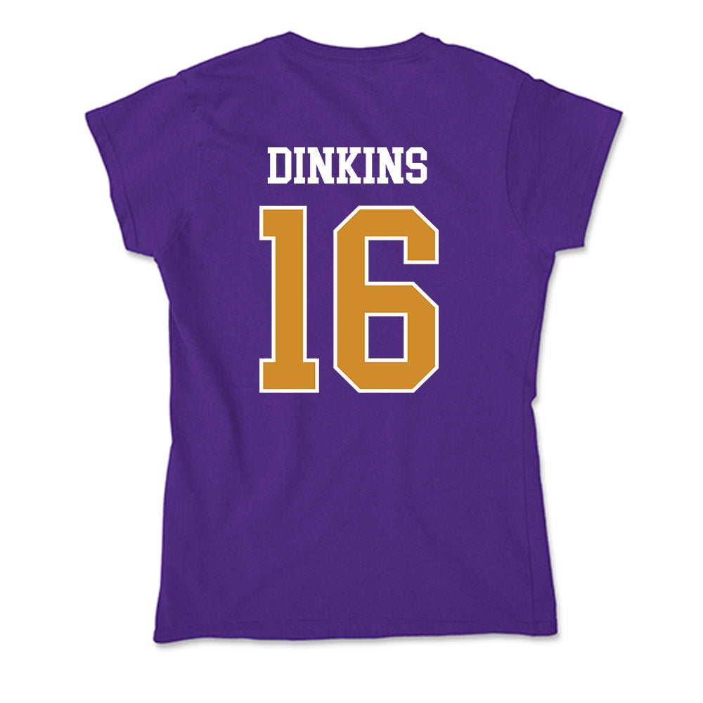Alcorn - NCAA Football : Alvin Dinkins - Soft Style Women’s T-Shirt-1