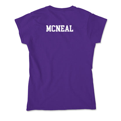 Alcorn - NCAA Men's Tennis : Kahari McNeal - Soft Style Women’s T-Shirt-1