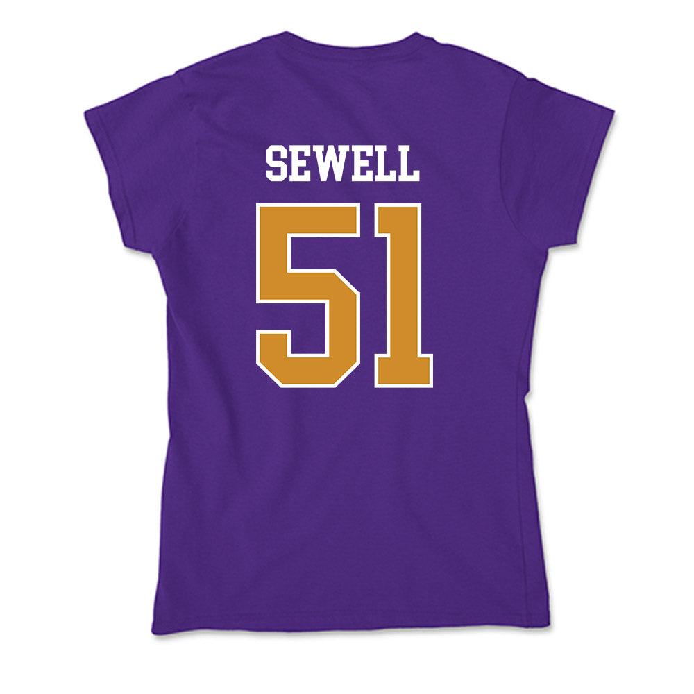 Alcorn - NCAA Football : Landen Sewell - Soft Style Women’s T-Shirt-1