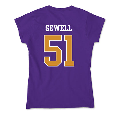 Alcorn - NCAA Football : Landen Sewell - Soft Style Women’s T-Shirt-1