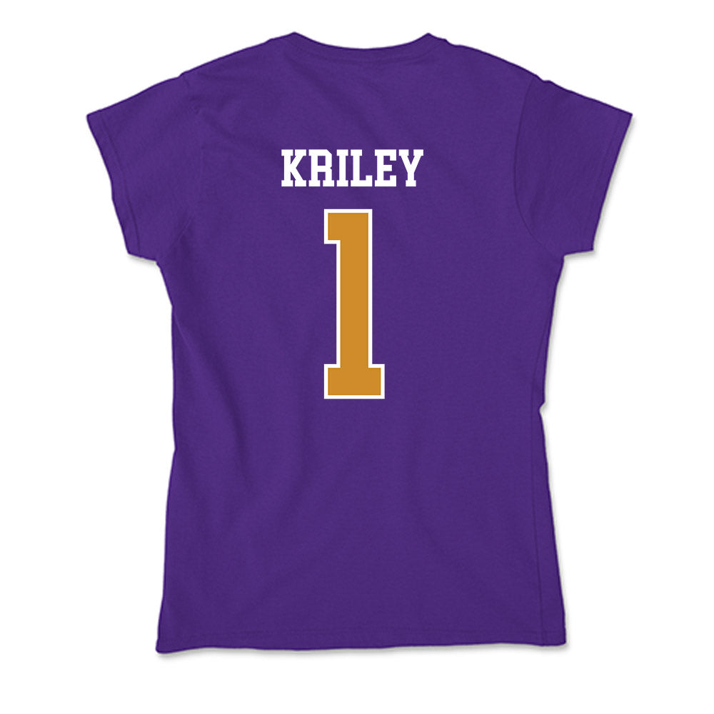 Alcorn - NCAA Baseball : Devin Kriley - Soft Style Women’s T-Shirt-1