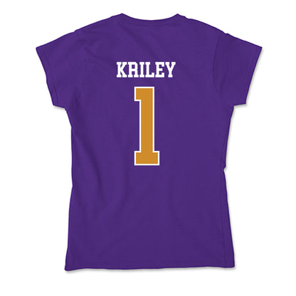 Alcorn - NCAA Baseball : Devin Kriley - Soft Style Women’s T-Shirt-1