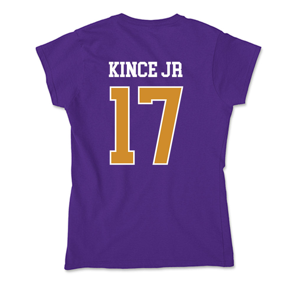 Alcorn - NCAA Football : Patrick Kince Jr - Soft Style Women’s T-Shirt-1