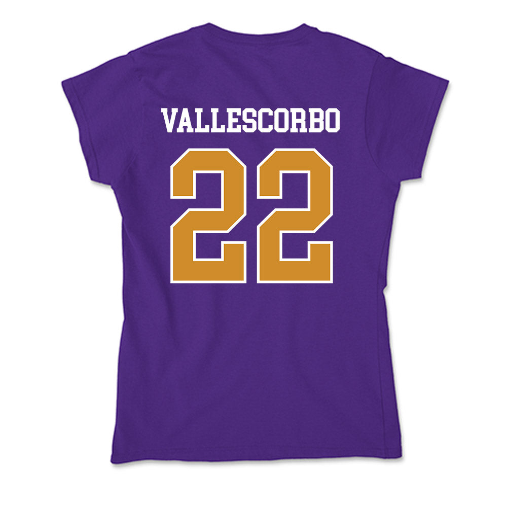 Alcorn - NCAA Baseball : Adrian Vallescorbo - Soft Style Women’s T-Shirt-1
