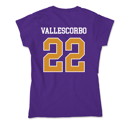 Alcorn - NCAA Baseball : Adrian Vallescorbo - Soft Style Women’s T-Shirt-1