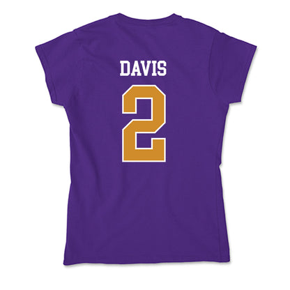 Alcorn - NCAA Baseball : Kanious Davis - Soft Style Women’s T-Shirt-1