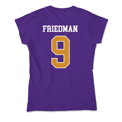 Alcorn - NCAA Baseball : Asher Friedman - Soft Style Women’s T-Shirt-1