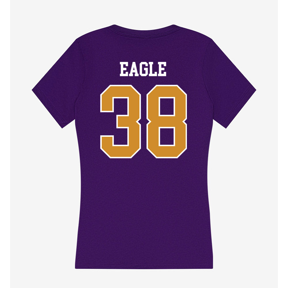 Alcorn - NCAA Football : Ibrahim Eagle - Women's V-Neck T-Shirt-1