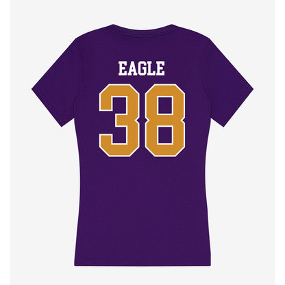 Alcorn - NCAA Football : Ibrahim Eagle - Women's V-Neck T-Shirt-1