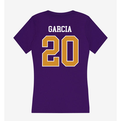 Alcorn - NCAA Baseball : Nicodemius Garcia - Women's V-Neck T-Shirt-1