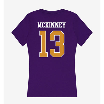 Alcorn - NCAA Football : Clinton Mckinney - Women's V-Neck T-Shirt-1