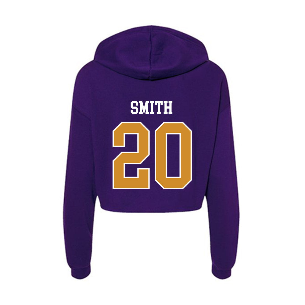 Alcorn - NCAA Softball : SeMarai Smith - Women's Crop Fleece Hoodie-1