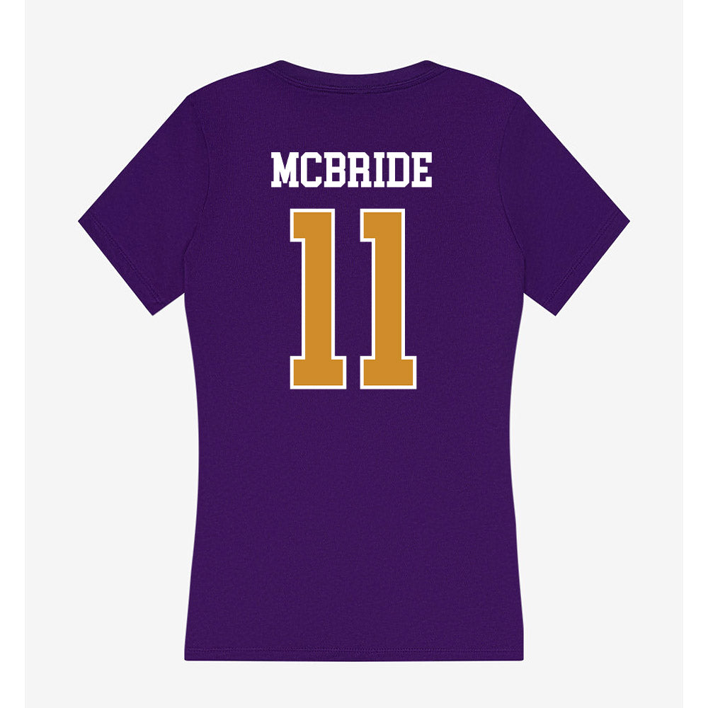 Alcorn - NCAA Softball : Rajayla McBride - Women's V-Neck T-Shirt-1