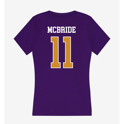 Alcorn - NCAA Softball : Rajayla McBride - Women's V-Neck T-Shirt-1