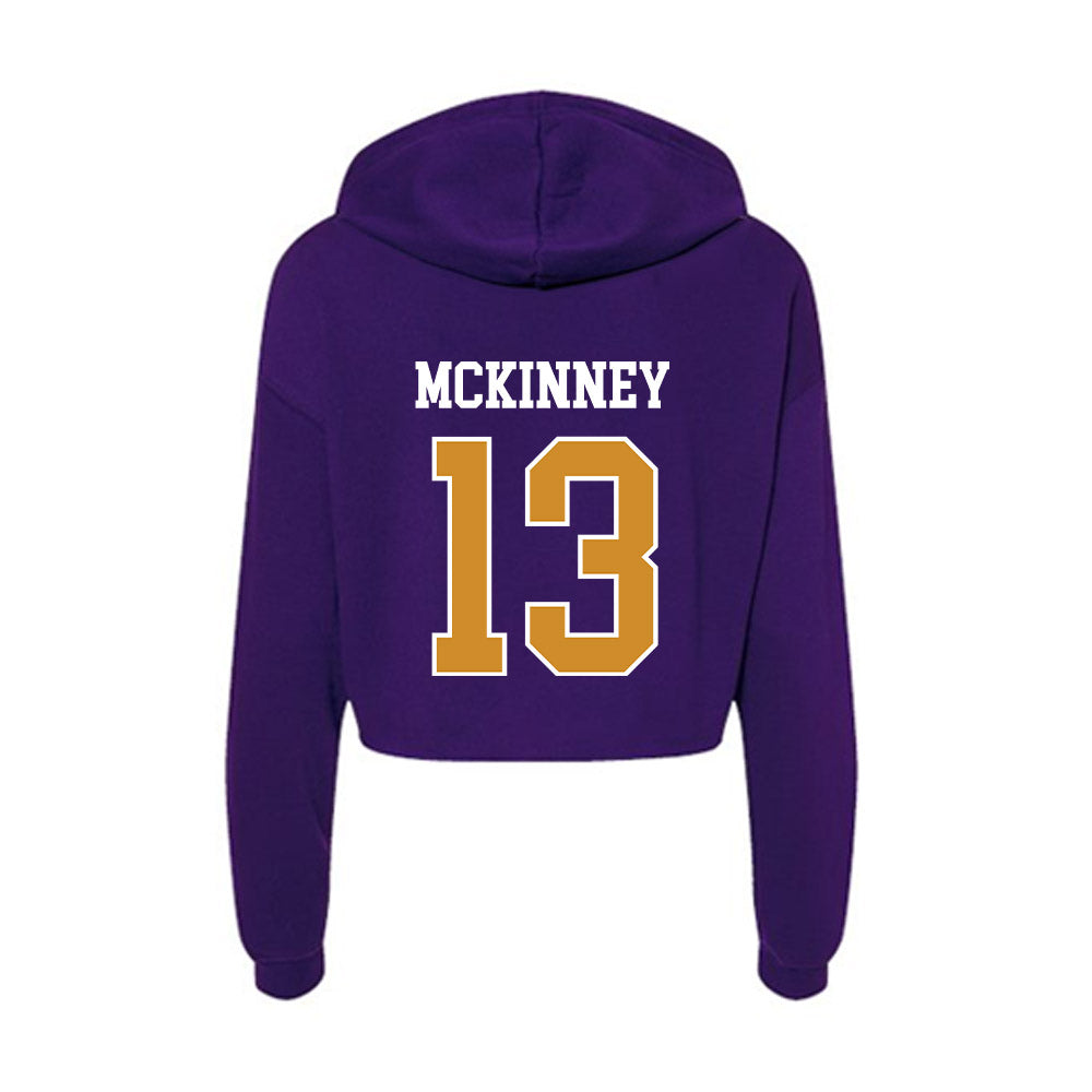 Alcorn - NCAA Football : Clinton Mckinney - Women's Crop Fleece Hoodie-1