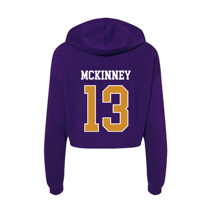 Alcorn - NCAA Football : Clinton Mckinney - Women's Crop Fleece Hoodie-1