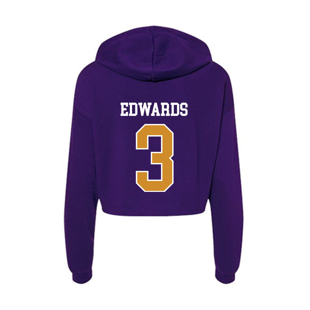 Alcorn - NCAA Football : Ste Edwards - Women's Crop Fleece Hoodie-1