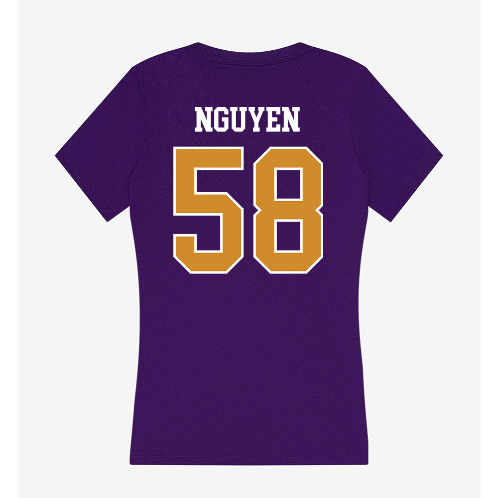 Alcorn - NCAA Football : Jaden Nguyen - Women's V-Neck T-Shirt-1
