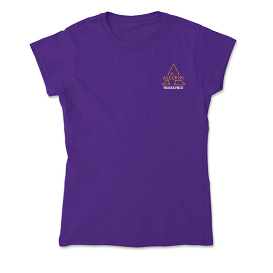 Alcorn - NCAA Women's Track & Field : Kayotric Taplin - Soft Style Women’s T-Shirt-0