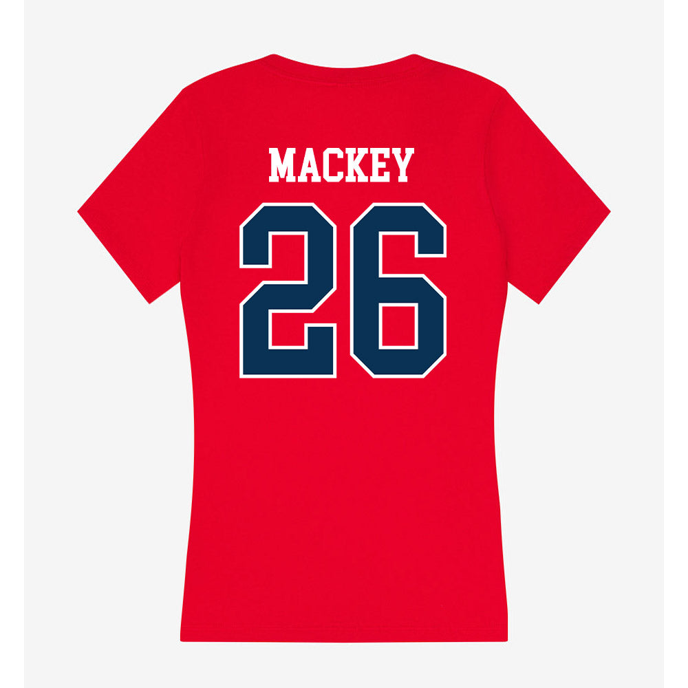 Saginaw Valley - NCAA Women's Lacrosse : Briar-Rose Mackey - Women's V-Neck T-Shirt-1