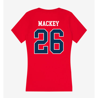 Saginaw Valley - NCAA Women's Lacrosse : Briar-Rose Mackey - Women's V-Neck T-Shirt-1