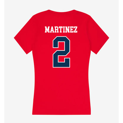 Saginaw Valley - NCAA Women's Lacrosse : Alex Martinez - Women's V-Neck T-Shirt-1