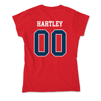 Saginaw Valley - NCAA Baseball : Jaxon Hartley - Soft Style Women’s T-Shirt-1