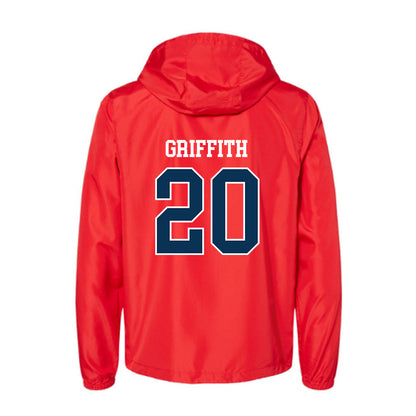 Saginaw Valley - NCAA Men's Soccer : Justin Griffith - Windbreaker-1