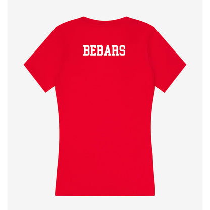 Saginaw Valley - NCAA Men's Swimming & Diving : Adam Bebars - Women's V-Neck T-Shirt-1