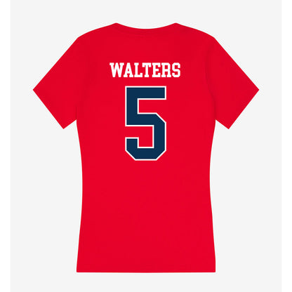 Saginaw Valley - NCAA Baseball : Ryan Walters - Women's V-Neck T-Shirt-1