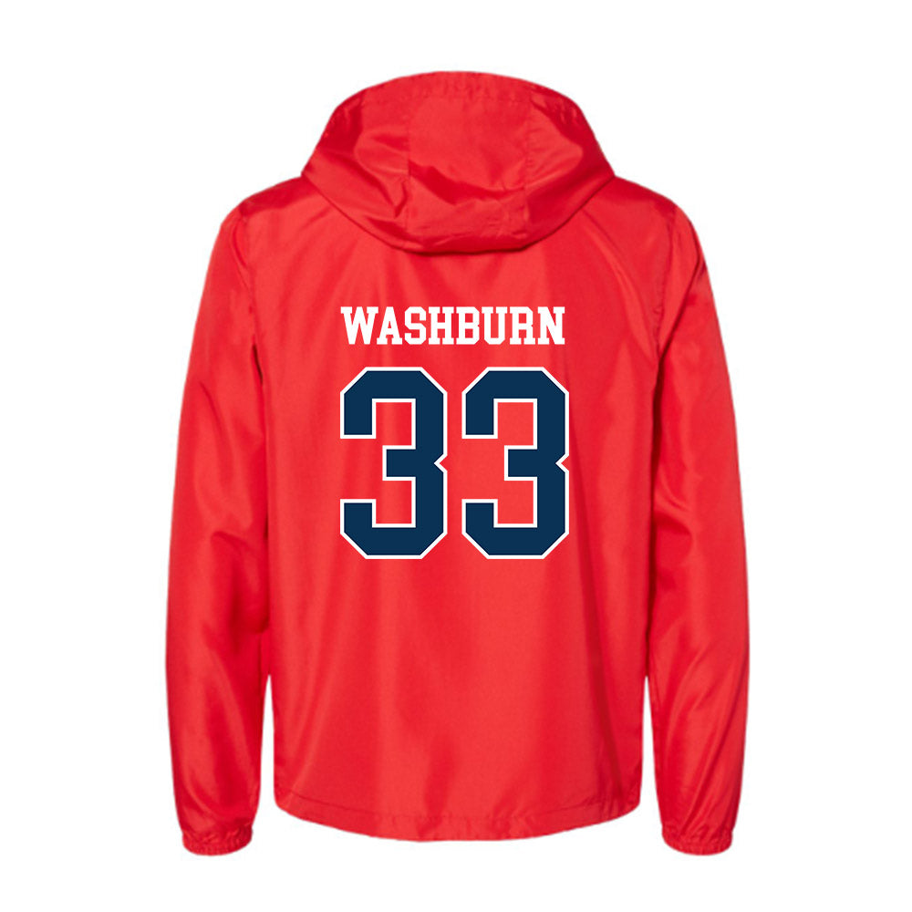 Saginaw Valley - NCAA Men's Basketball : Nathan Washburn - Windbreaker-1