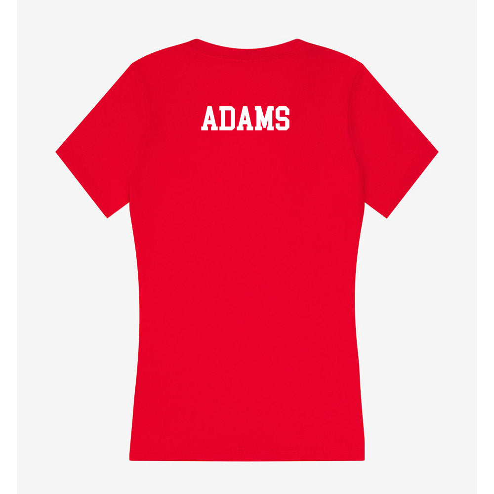 Saginaw Valley - NCAA Women's Track & Field : Claire Adams - Women's V-Neck T-Shirt-1