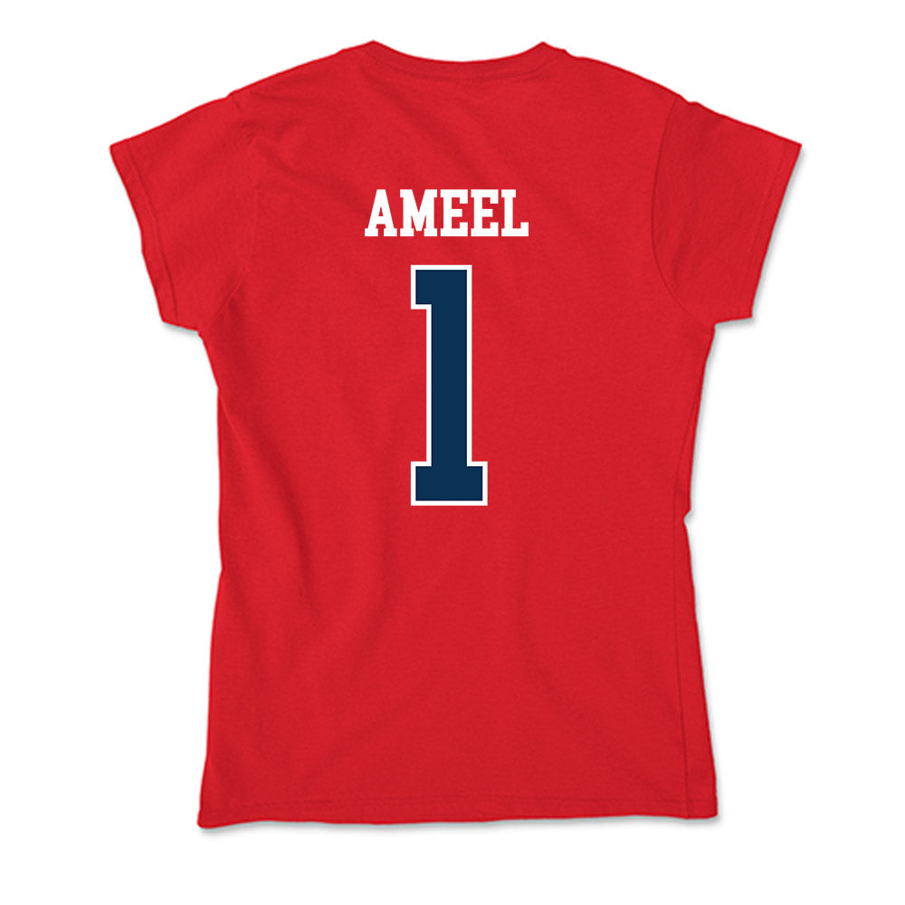 Saginaw Valley - NCAA Women's Volleyball : Trista Ameel - Soft Style Women’s T-Shirt-1