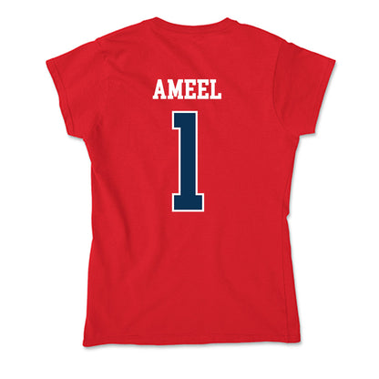 Saginaw Valley - NCAA Women's Volleyball : Trista Ameel - Soft Style Women’s T-Shirt-1