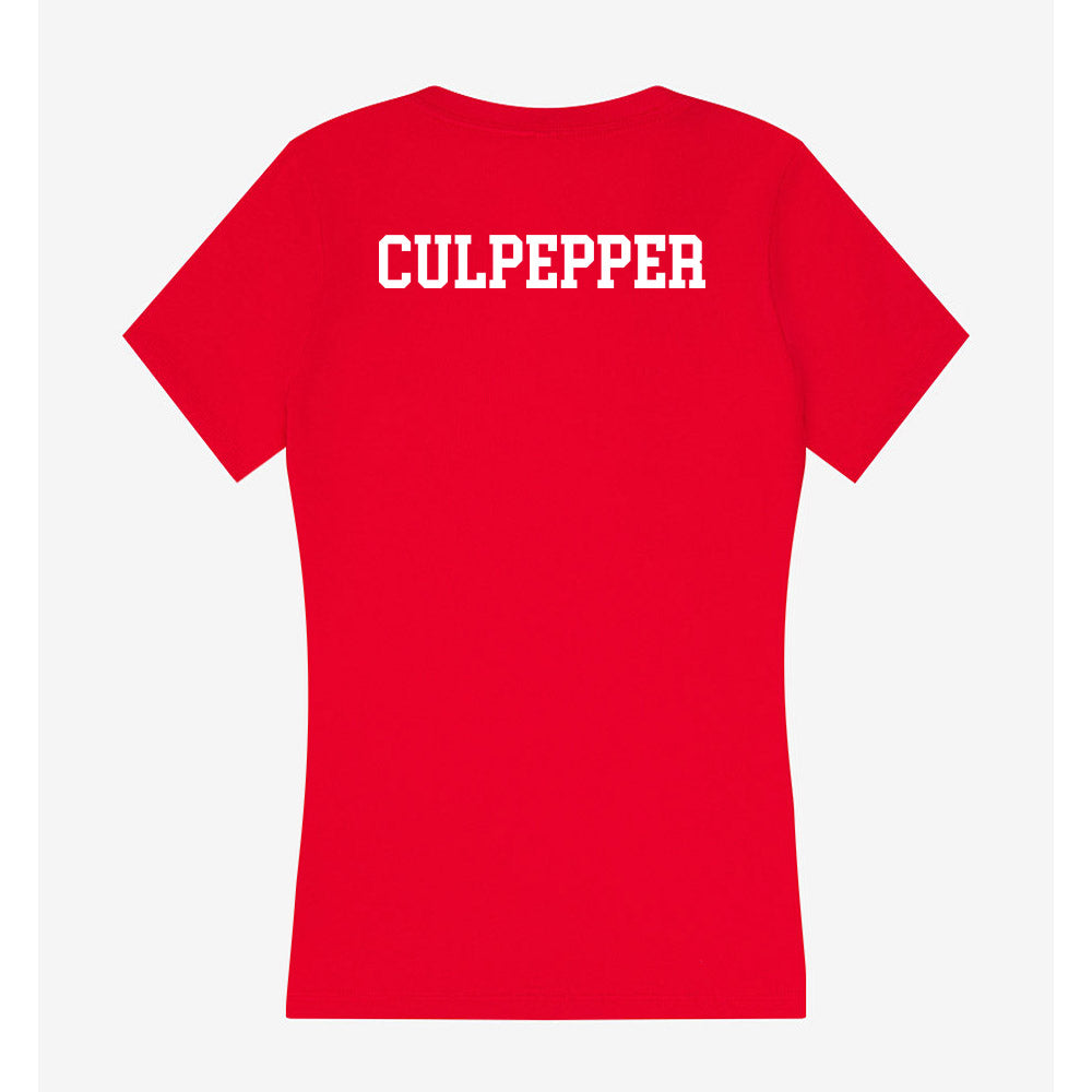 Saginaw Valley - NCAA Men's Track & Field : Trevor Culpepper - Women's V-Neck T-Shirt-1