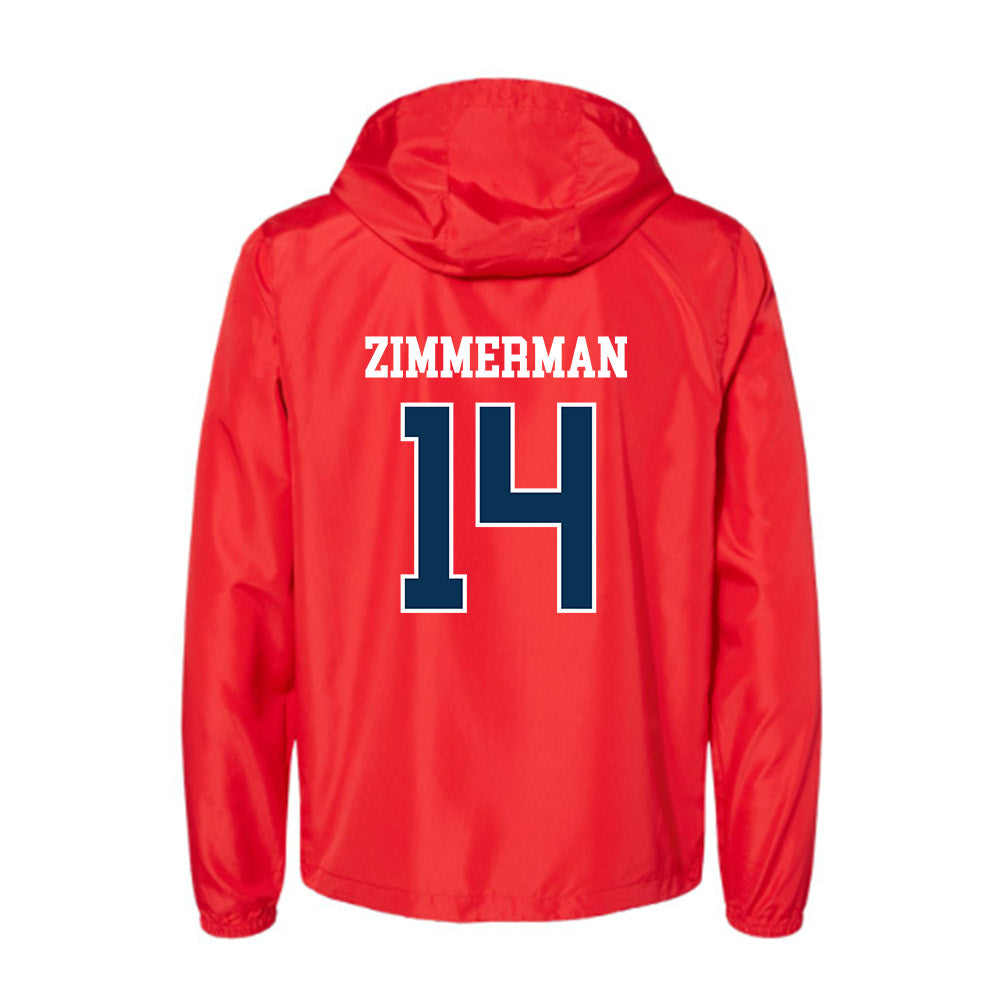 Saginaw Valley - NCAA Men's Soccer : Liam Zimmerman - Windbreaker-1