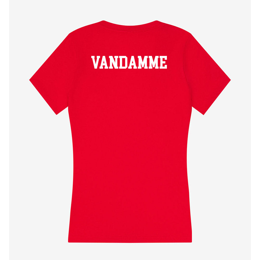 Saginaw Valley - NCAA Men's Golf : Bradly VanDamme - Women's V-Neck T-Shirt-1