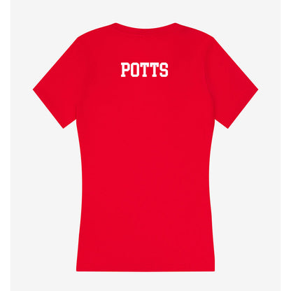 Saginaw Valley - NCAA Women's Track & Field : Sami Potts - Women's V-Neck T-Shirt-1