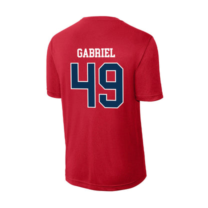 Saginaw Valley - NCAA Football : George Gabriel - Activewear T-Shirt-1