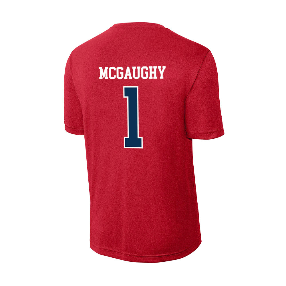 Saginaw Valley - NCAA Football : Jalen McGaughy - Activewear T-Shirt-1