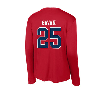 Saginaw Valley - NCAA Football : Seth Gavan - Activewear Long Sleeve T-Shirt-1
