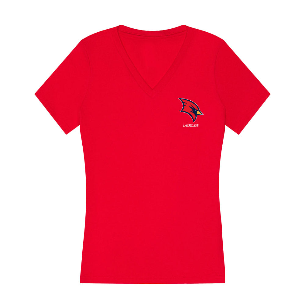 Saginaw Valley - NCAA Women's Lacrosse : Ally Schneider - Women's V-Neck T-Shirt-0