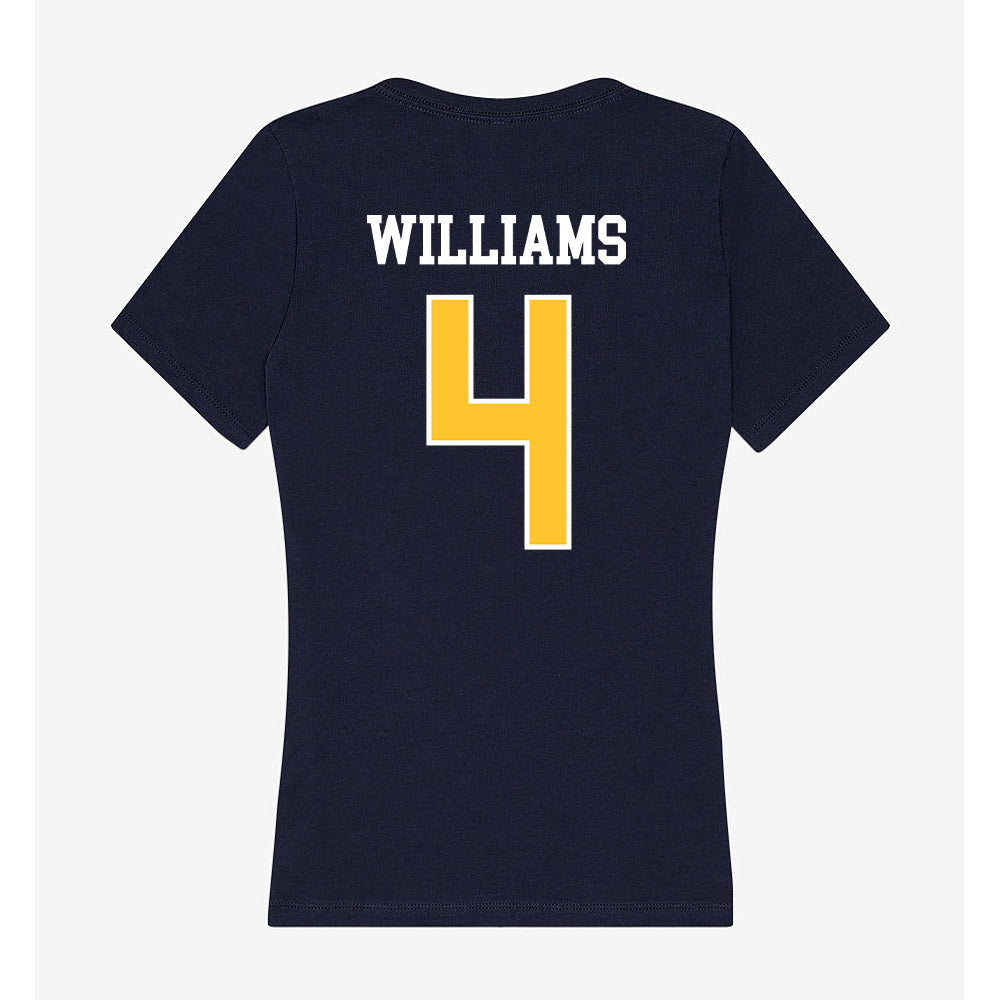 North Carolina A&T - NCAA Softball : Katriel Williams - Women's V-Neck T-Shirt-1