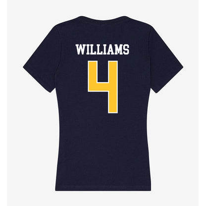 North Carolina A&T - NCAA Softball : Katriel Williams - Women's V-Neck T-Shirt-1