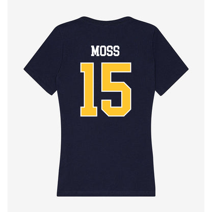 North Carolina A&T - NCAA Softball : Jamari Moss - Women's V-Neck T-Shirt-1