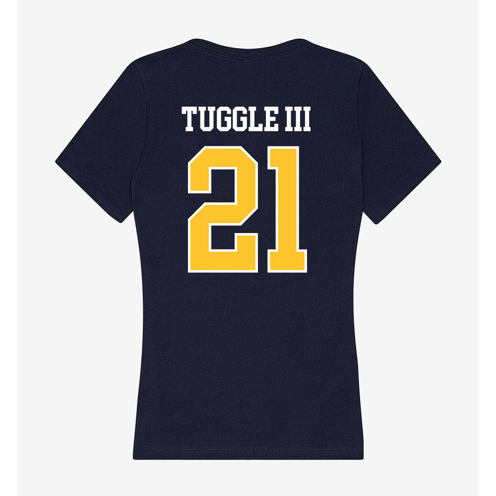 North Carolina A&T - NCAA Baseball : Reginald Tuggle III - Women's V-Neck T-Shirt-1